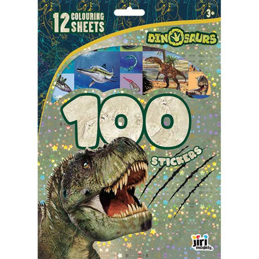 Picture of DINOSAUR PRINCESSES HOLOGRAPH STICKERS X100